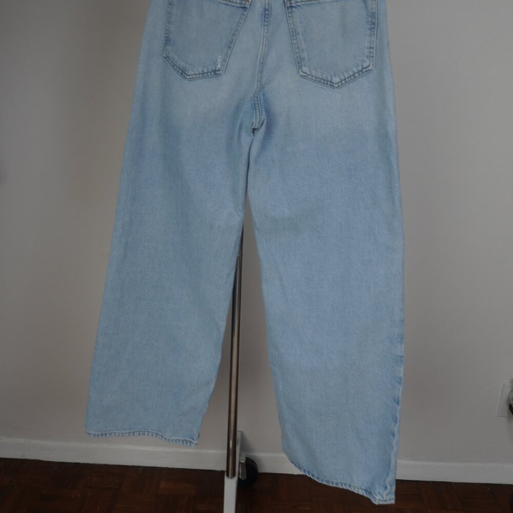 Agolde Light Wash Wide -Leg Ren Jean in Orten Womens 25 - Picture 5 of 6